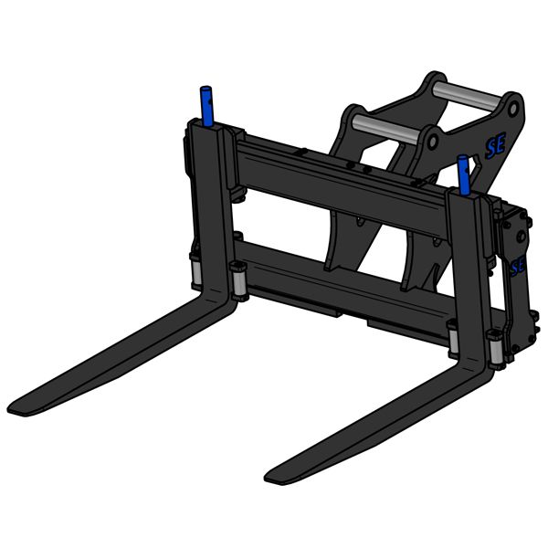 S60 Hüdraulilised kahvlid 5 ton 1500/1500mm – pilt 1